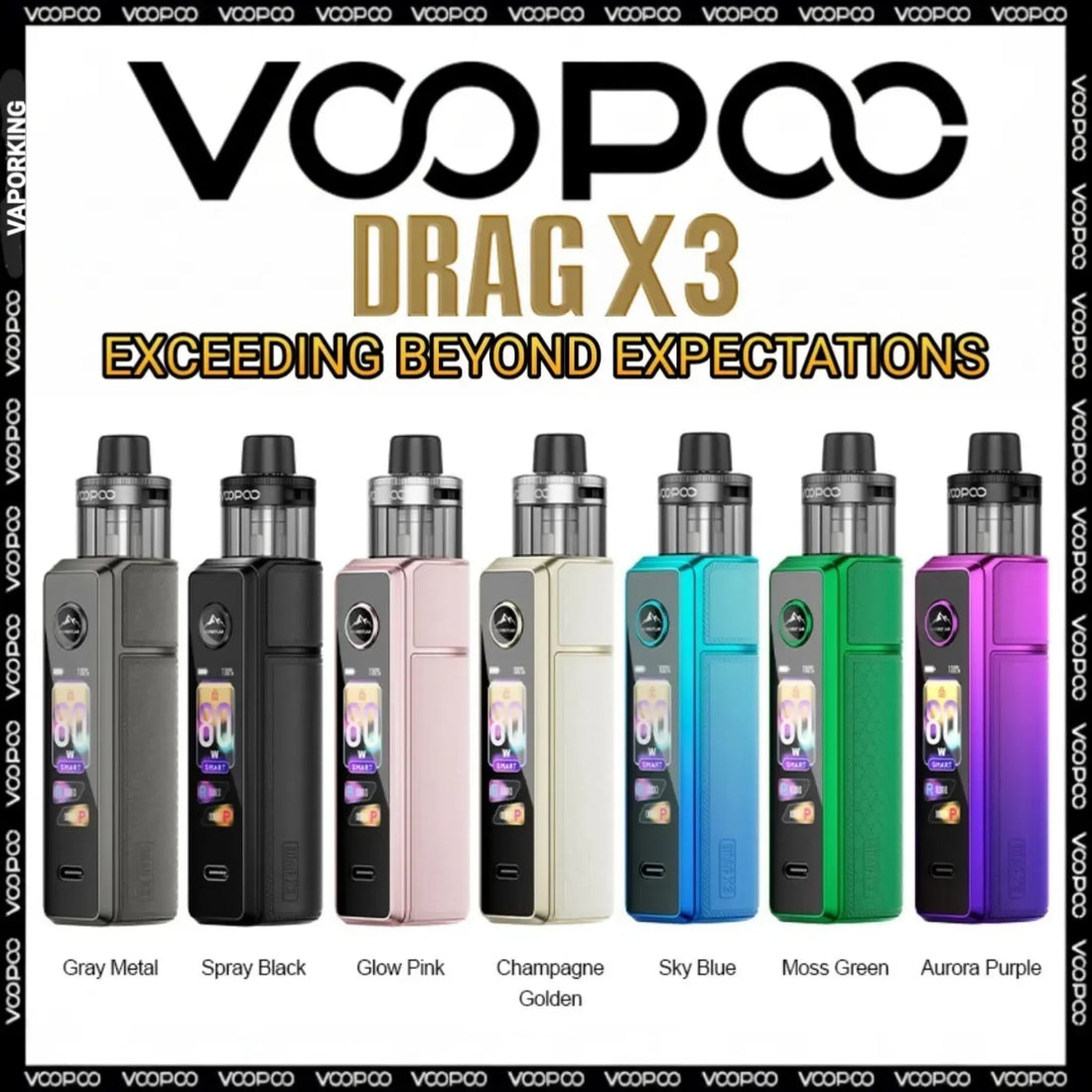 VooPoo Drag X3 Kit 80w