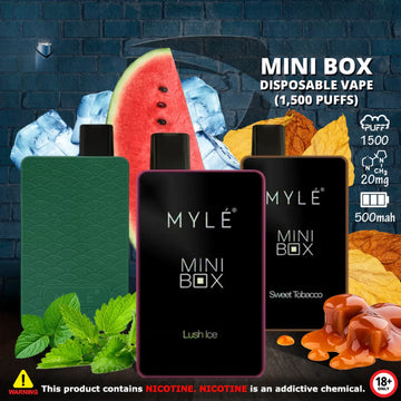 Myle Mini Box Disposable Vape (1,500 Puffs)