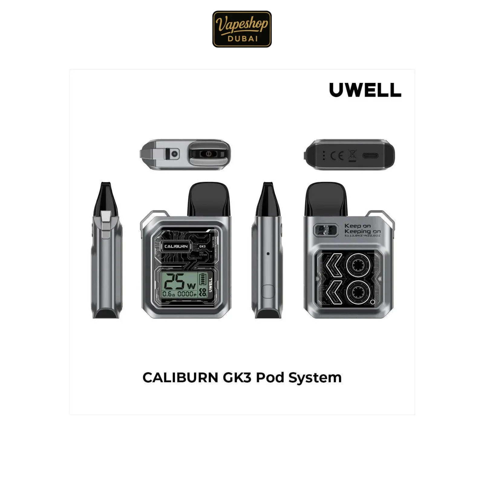 Uwell Caliburn GK3 Pod Kit UAE – Buy 25W 900mAh Dubai