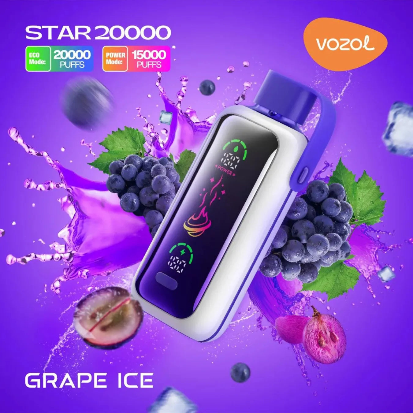 VOZOL Star 20000 Puffs 20mg & 50mg Disposable Vape in Dubai, UAE