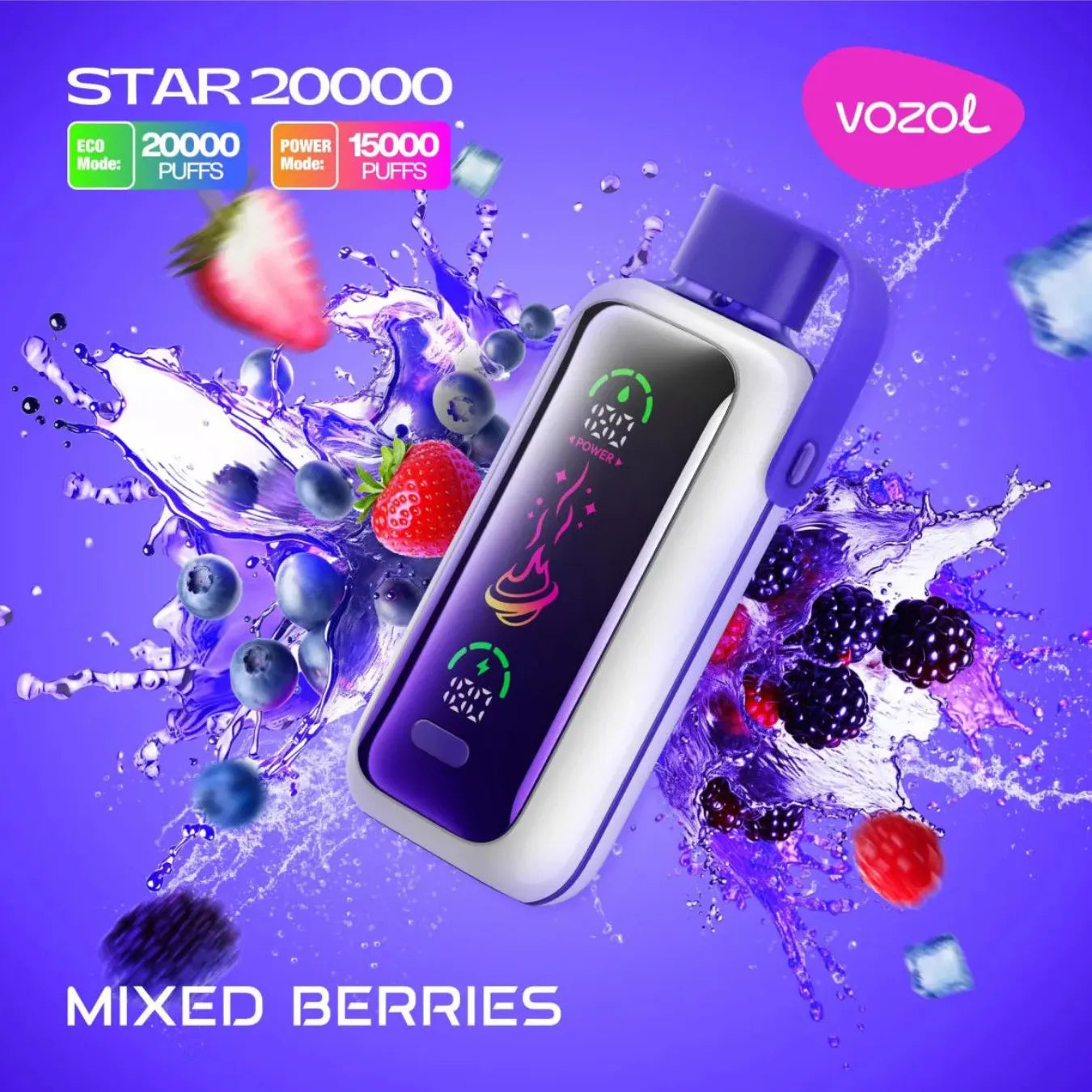 VOZOL Star 20000 Puffs 20mg & 50mg Disposable Vape in Dubai, UAE