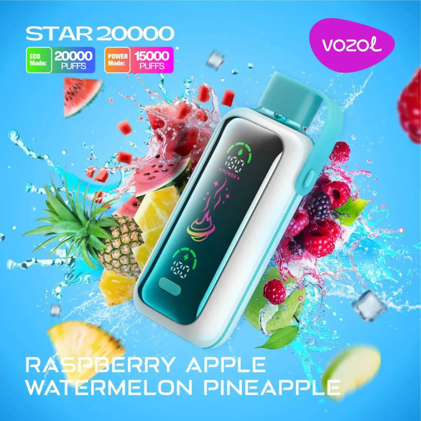 VOZOL Star 20000 Puffs 20mg & 50mg Disposable Vape in Dubai, UAE