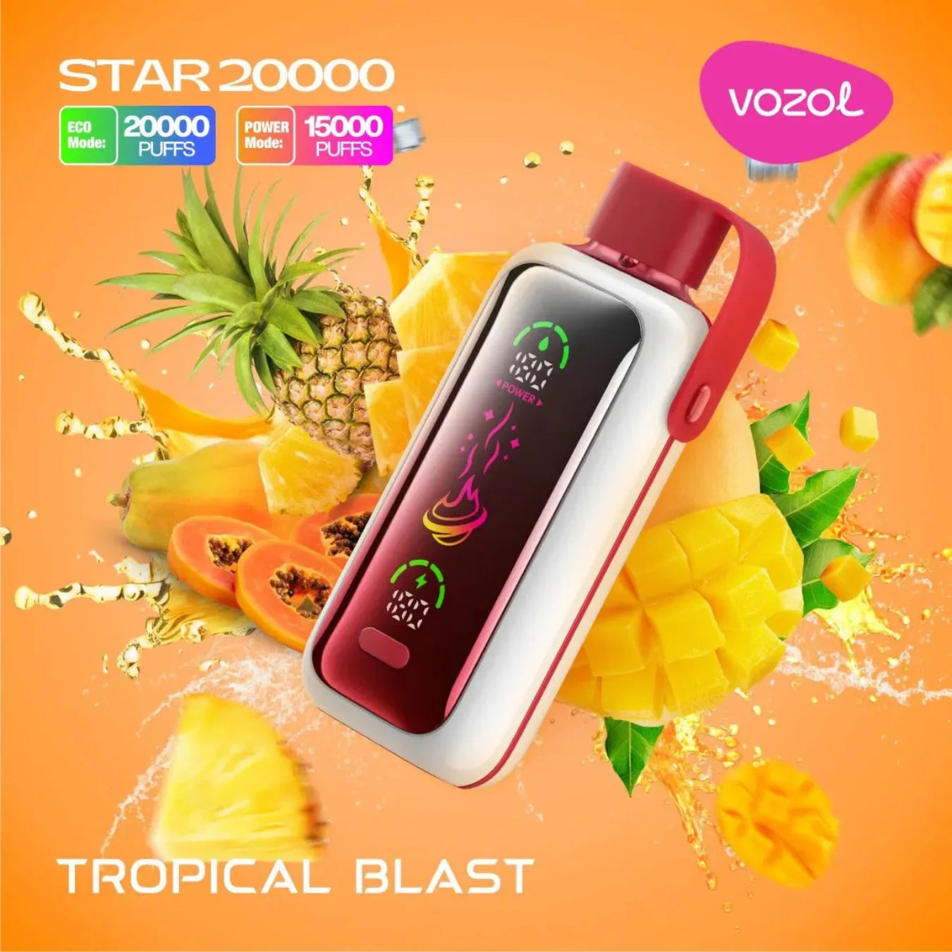 VOZOL Star 20000 Puffs 20mg & 50mg Disposable Vape in Dubai, UAE