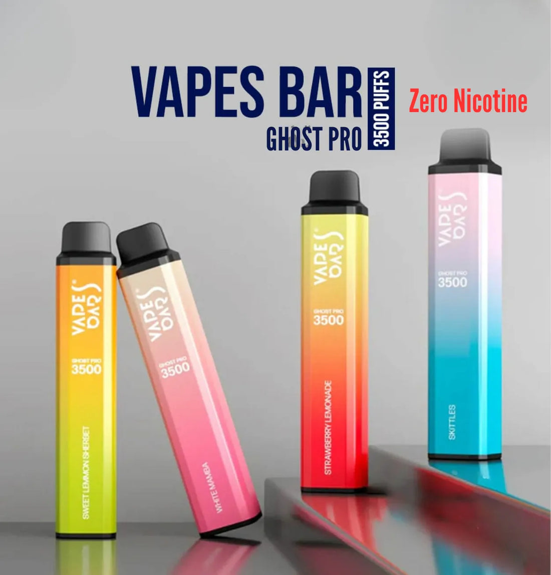 Ghost Pro 3500 Puffs Dispsoable Vape Zero Nicotine in UAE