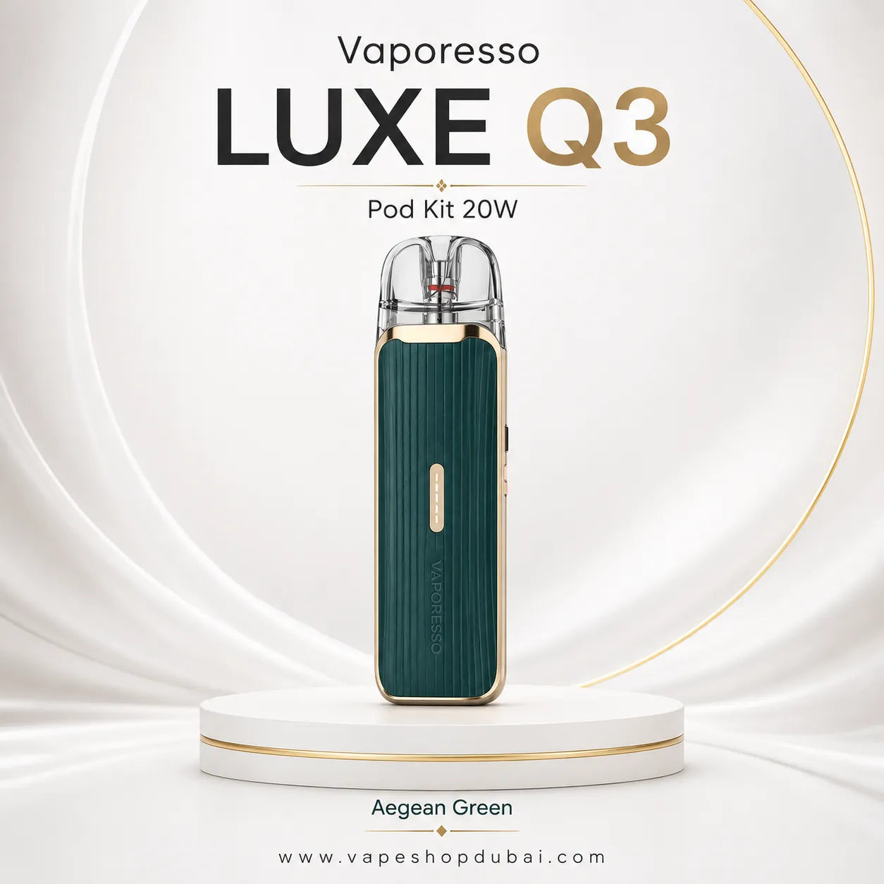 Vaporesso Luxe Q3 Pod Kit 20W aegean green
