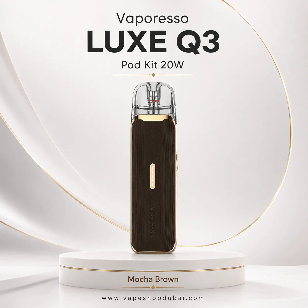 Vaporesso Luxe Q3 Pod Kit 20W mocha brown