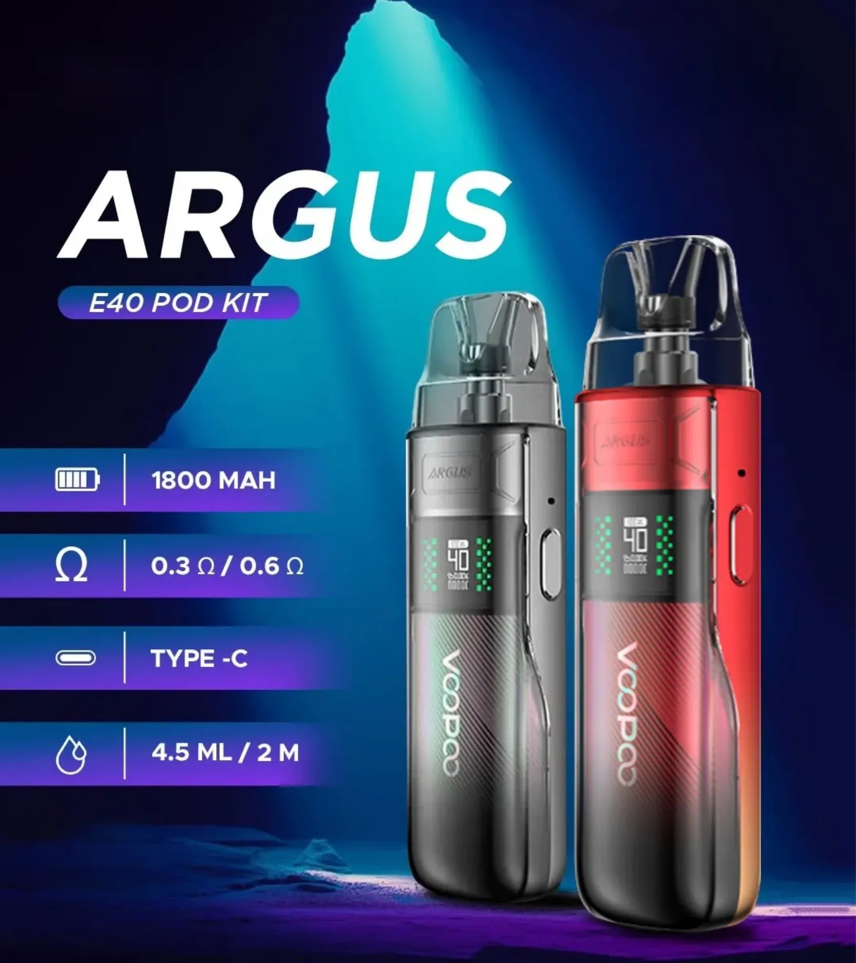 Voopoo Argus E40 Vape Kit 4ow