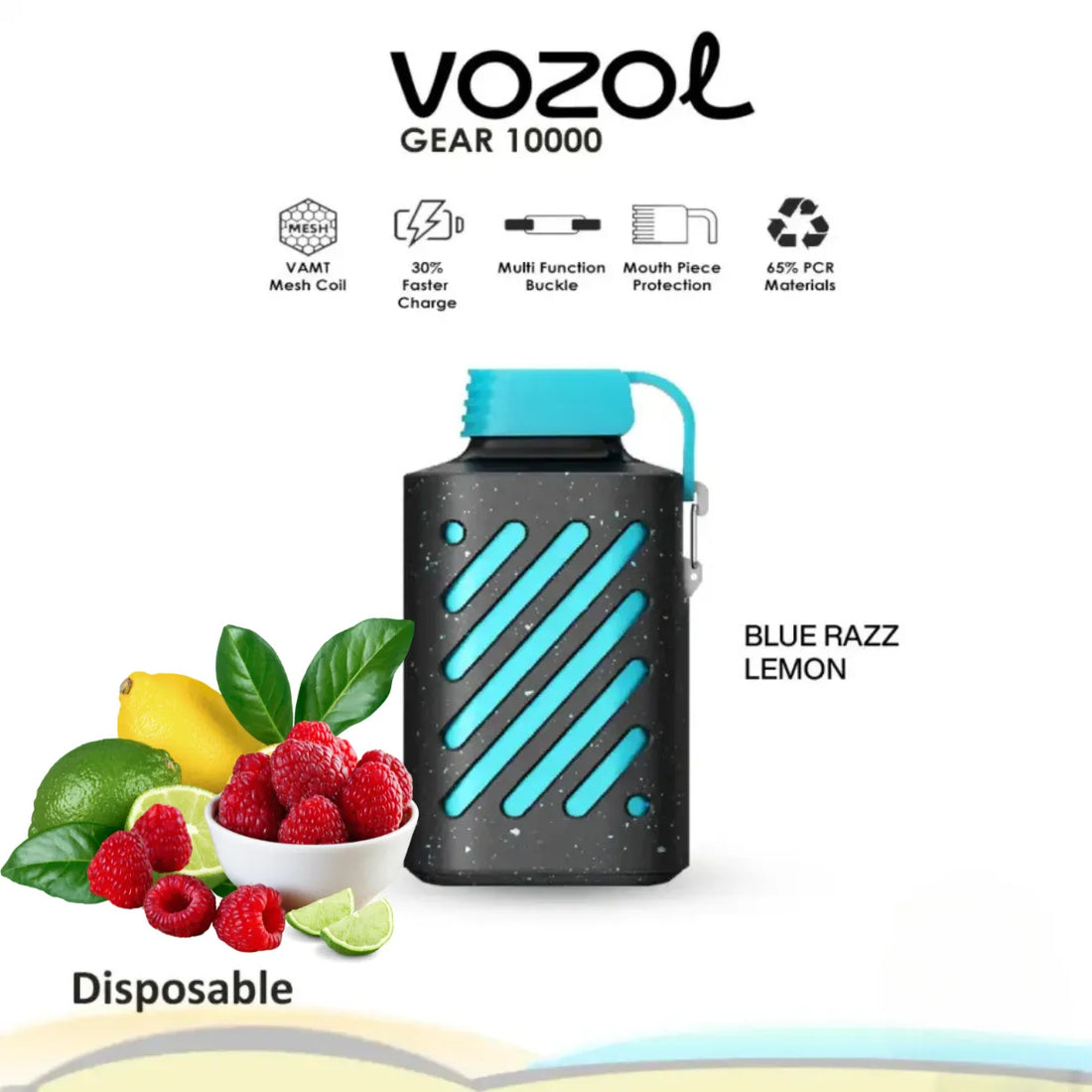 Vozol Gear 10000 Puffs 50mg Disposable Vape in Dubai
