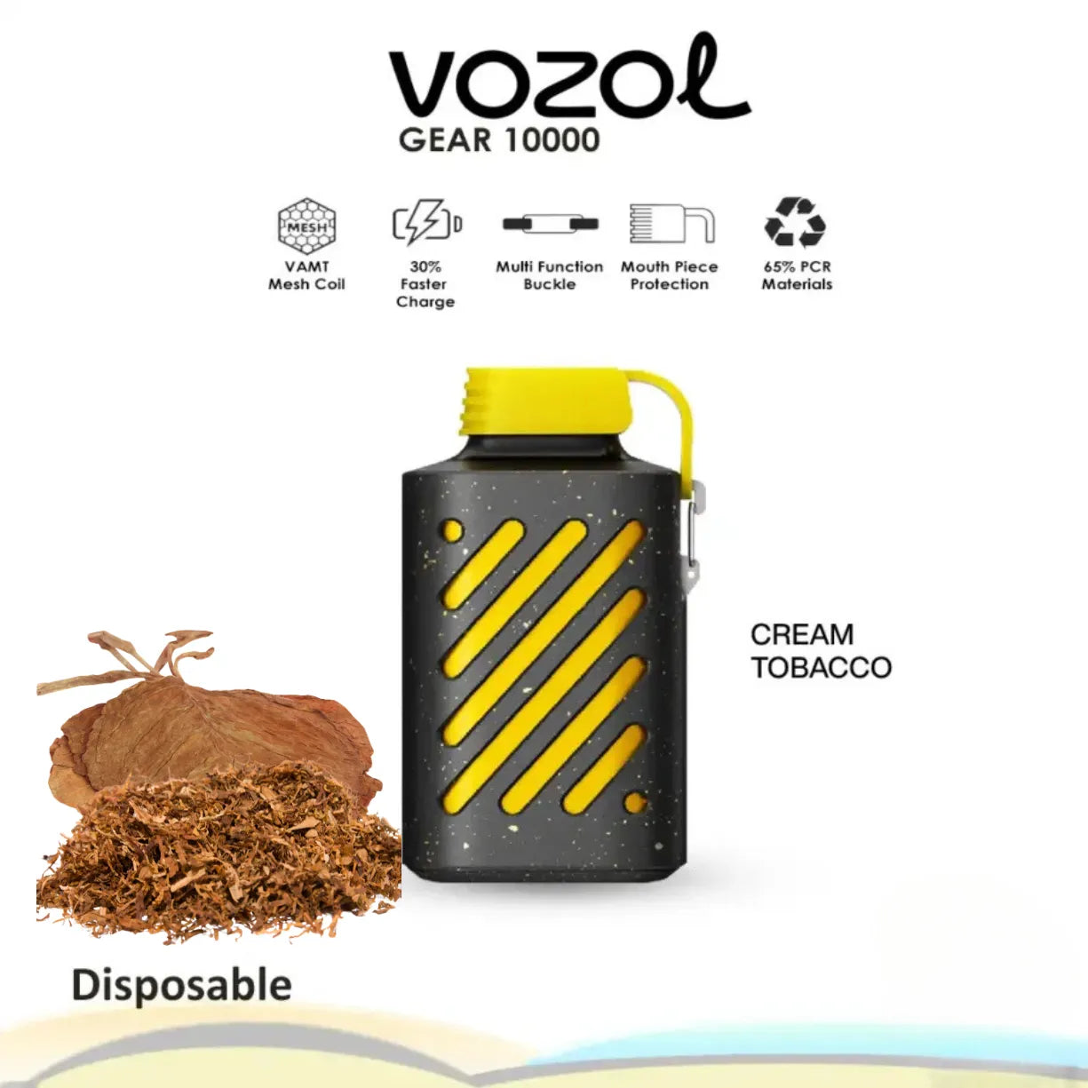 Vozol Gear 10000 Puffs 50mg Disposable Vape in Dubai