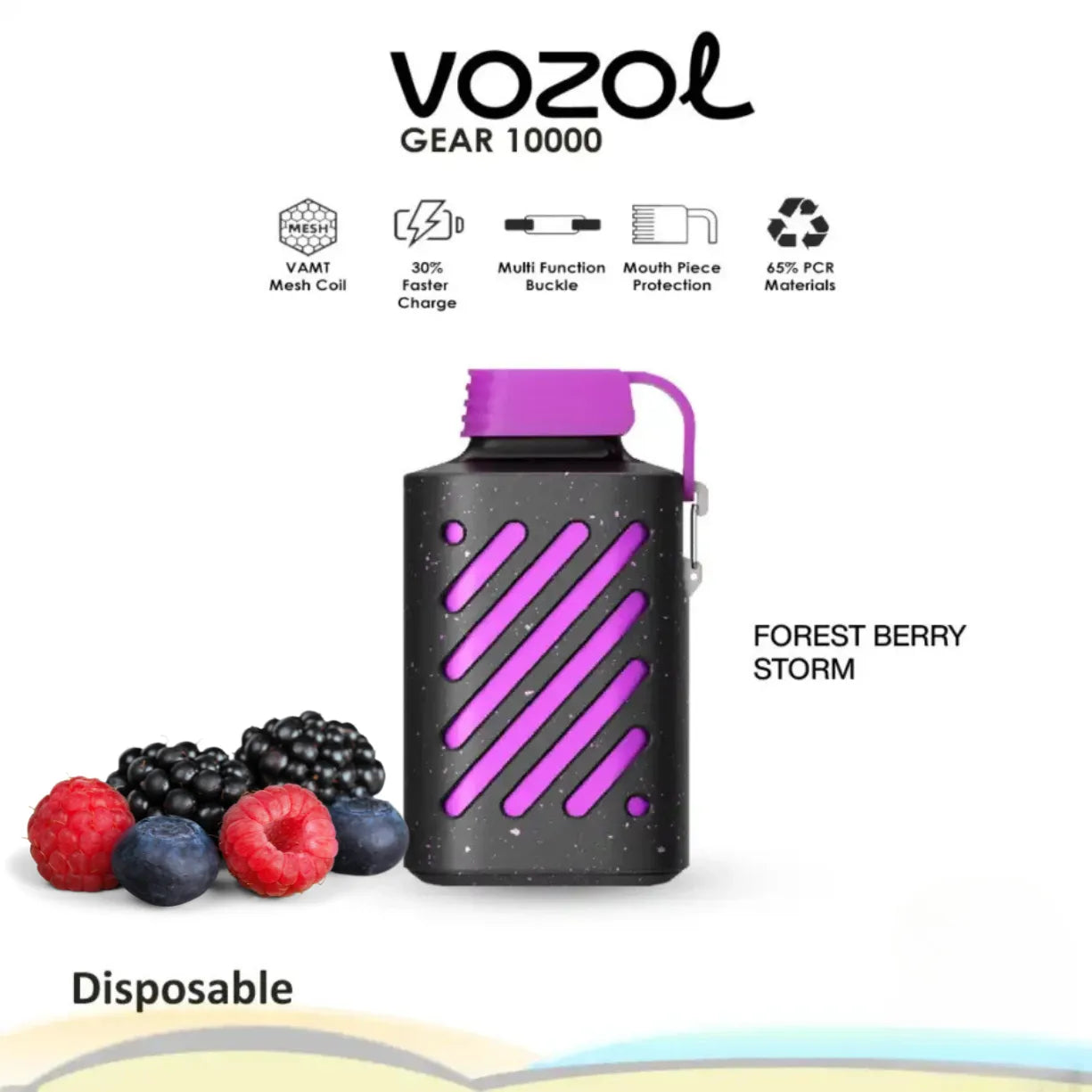 Vozol Gear 10000 Puffs 50mg Disposable Vape in Dubai