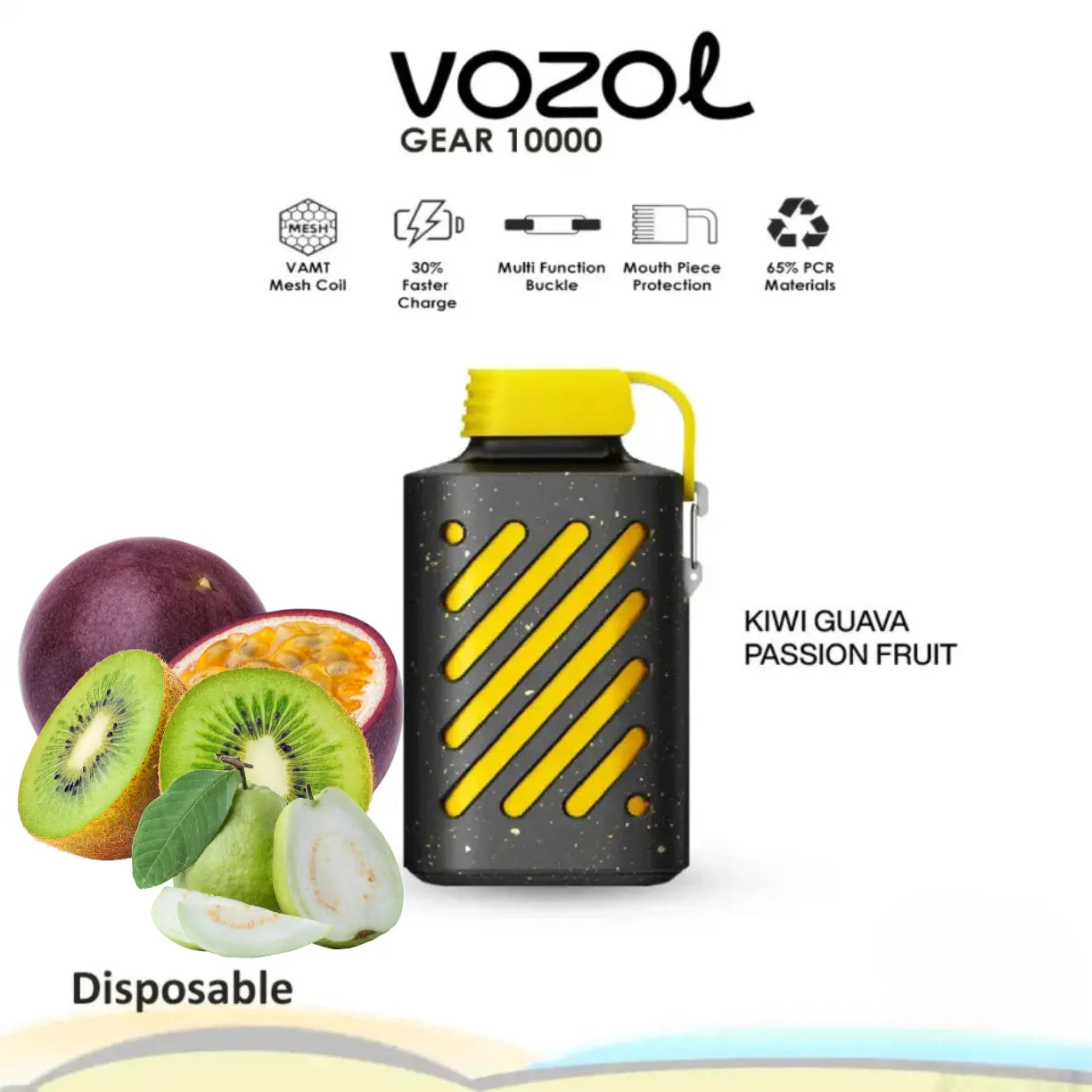 Vozol Gear 10000 Puffs 50mg Disposable Vape in Dubai