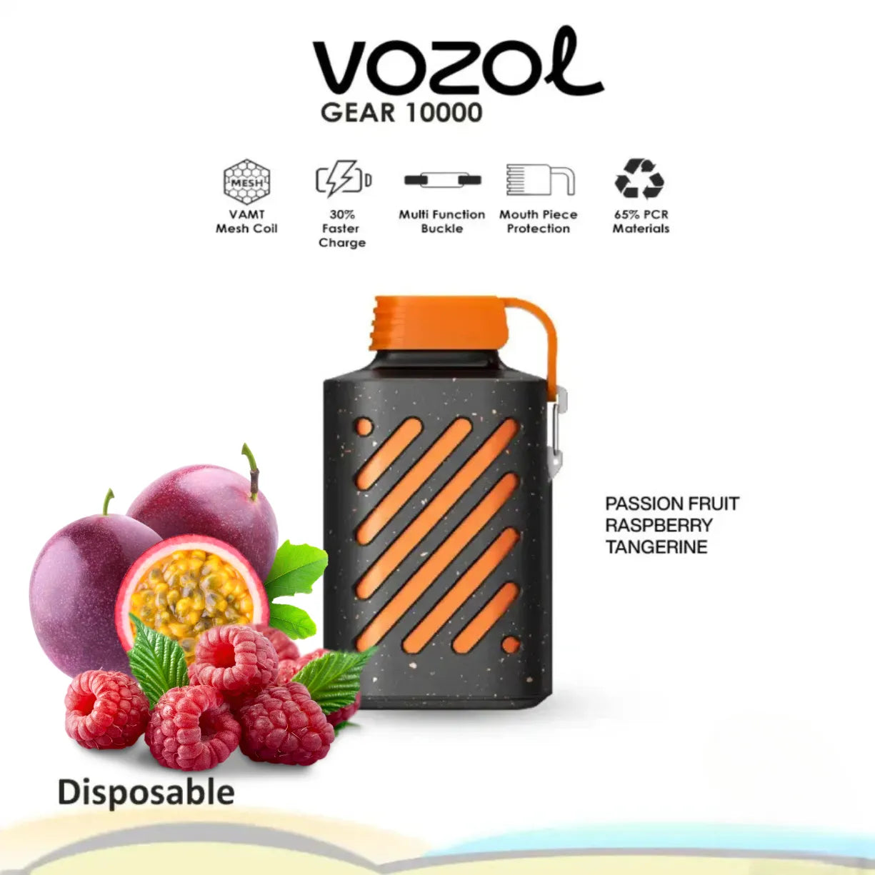 Vozol Gear 10000 Puffs 50mg Disposable Vape in Dubai