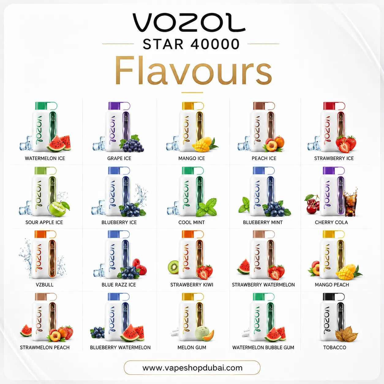 Vozol Star 40000 Puffs in UAE