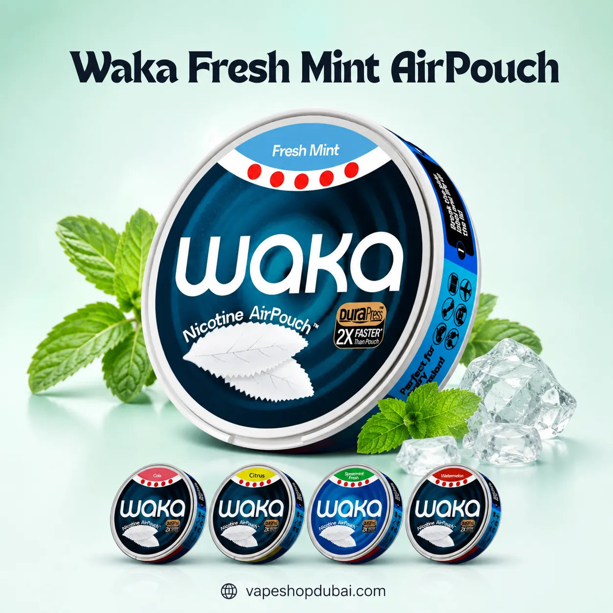 Waka Fresh Mint AirPouch nicotine air pouch 