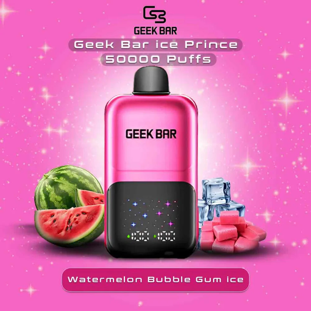 Watermelon Bubble Gum Ice-Geek Bar