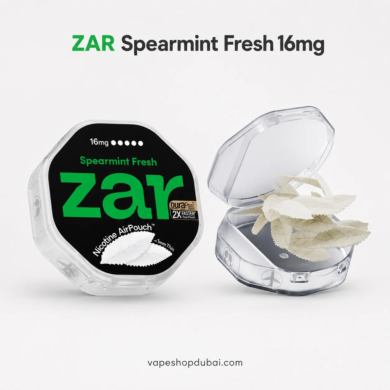 ZAR Nicotine AirPouch Fresh Mint 16MG nicotine pouch