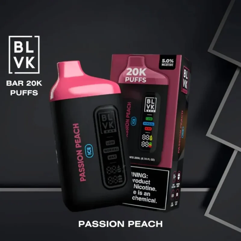 Best BLVK Bar 20000 Puffs - Passion Peach