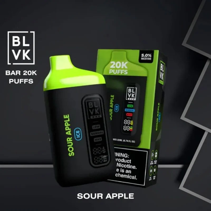 Best BLVK Bar 20000 Puffs - Sour Apple