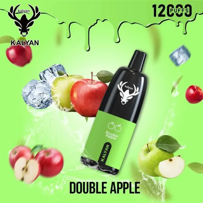 Best Kalyan 12000 Puffs - Double Apple