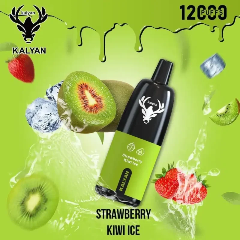 Best Kalyan 12000 Puffs - Strawberry Kiwi Ice
