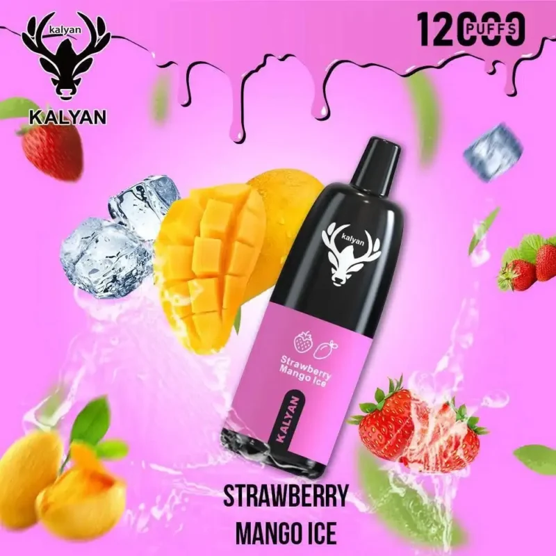 Best Kalyan 12000 Puffs - Strawberry Mango Ice