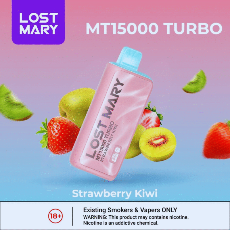 LOST MARY MT15000 TURBO - Strawberry Kiwi
