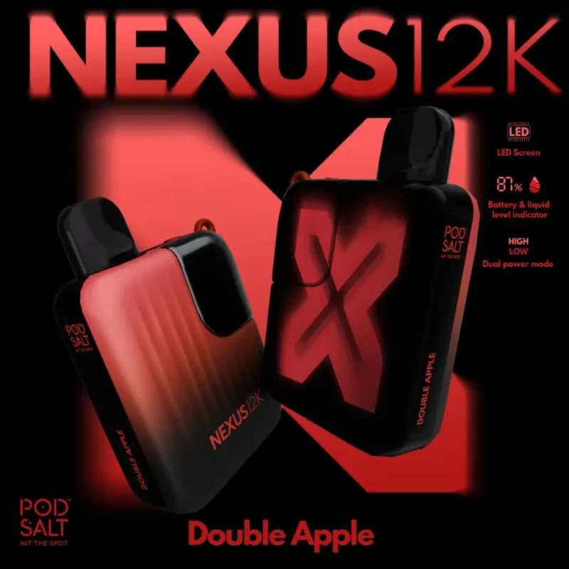 Best Pod Salt Nexus 12000 Puffs - Double Apple