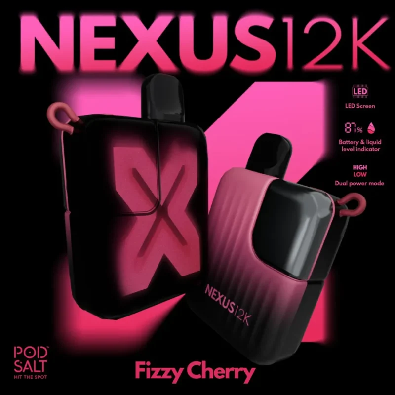 Pod Salt Nexus 12000 Puffs - Fizzy Cherry