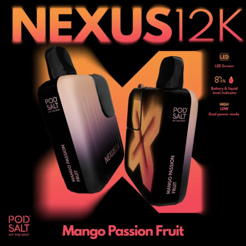 Best Pod Salt Nexus 12000 Puffs - Mango Passion Fruit