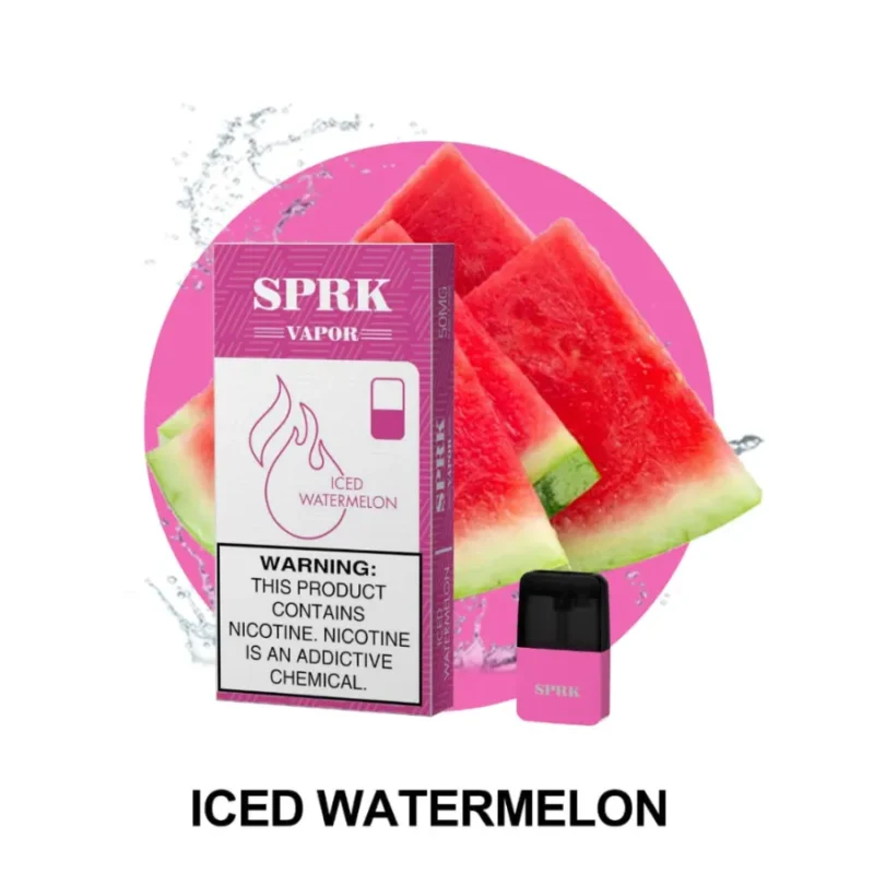 SPRK VAPOR MYLE V4 PODS - ICED WATERMELON