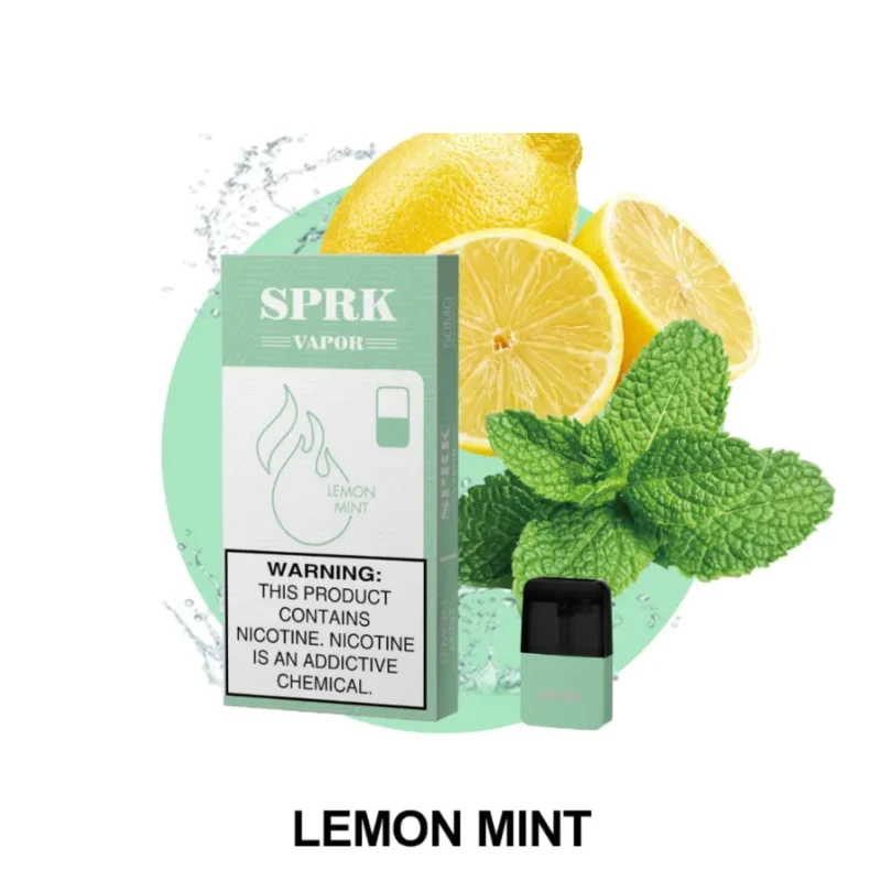 SPRK VAPOR MYLE V4 PODS - LEMON MINT