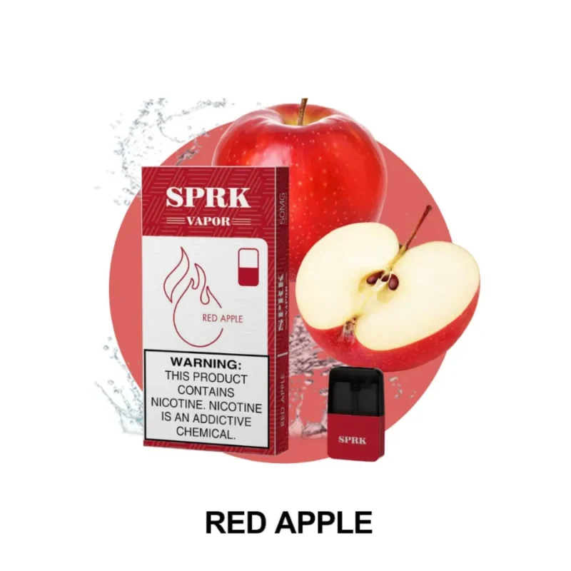 SPRK VAPOR MYLE V4 PODS - RED APPLE