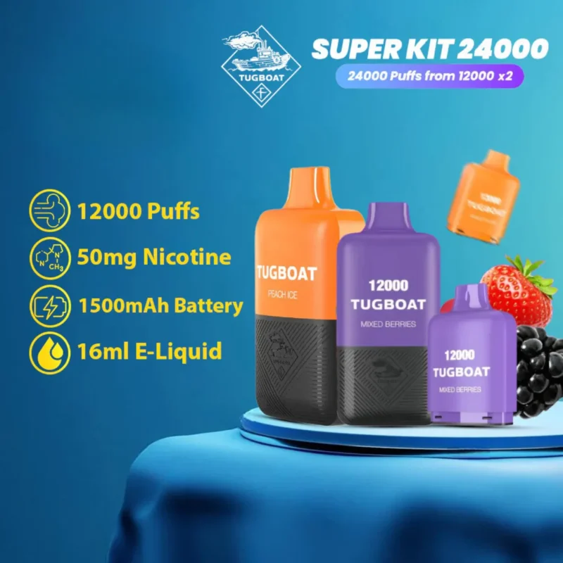 Tugboat Super Kit 24000 Disposable Vape