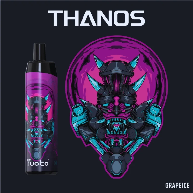 Yuoto Thanos 5000 Puffs Disposable Vape in Dubai - Grape Ice