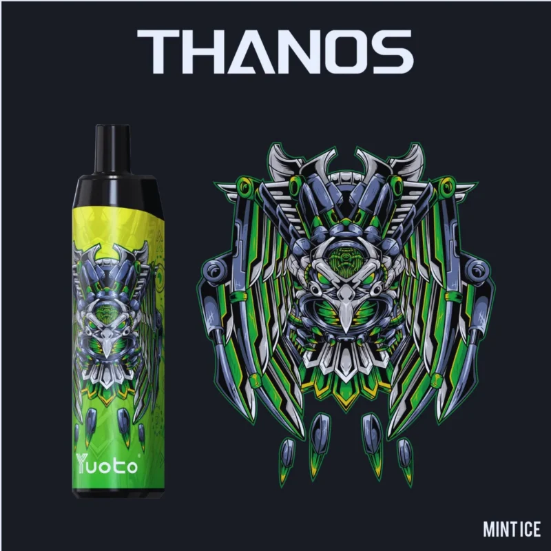 Yuoto Thanos 5000 Puffs Disposable Vape in Dubai - Mint Ice