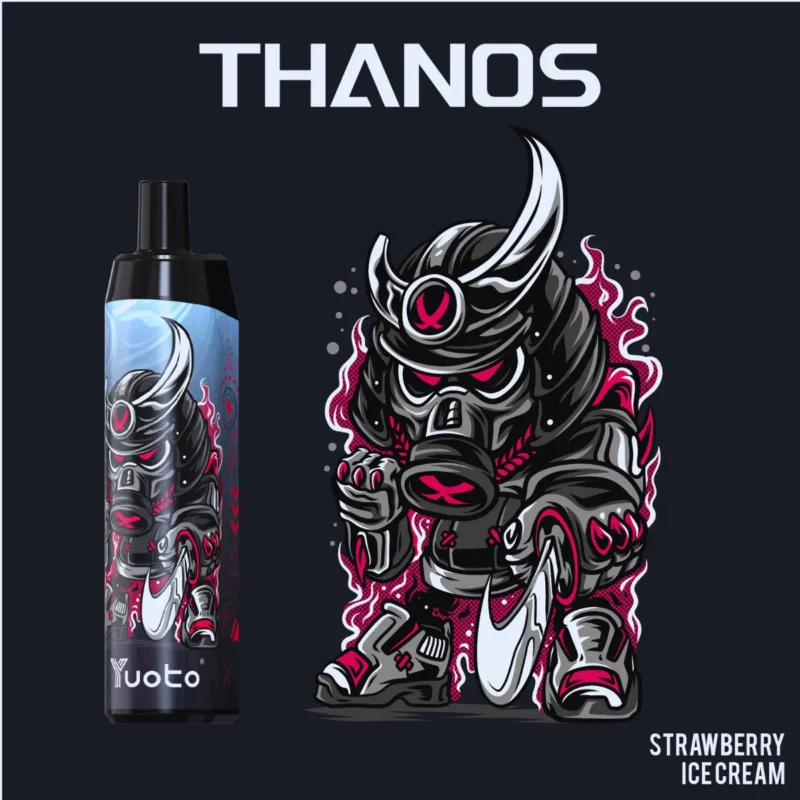 Yuoto Thanos 5000 Puffs Disposable Vape in Dubai - Strawberry Ice Cream