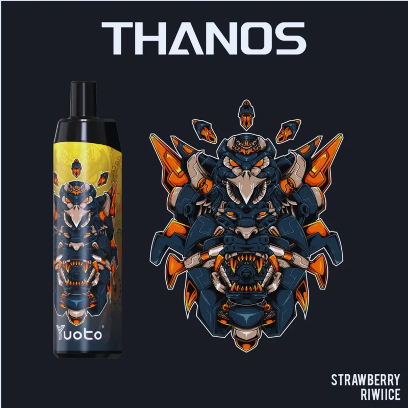 Yuoto Thanos 5000 Puffs Disposable Vape in Dubai - Strawberry Kiwi Ice