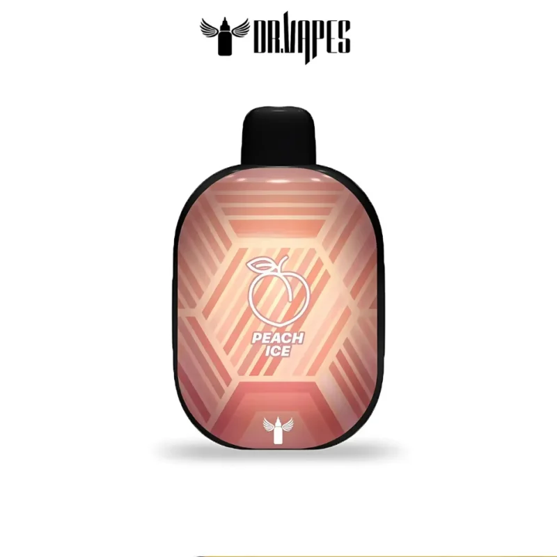 Dr. Vapes Panther Bar 5500 Puffs Disposable Vape in Dubai, UAE - Peach Ice