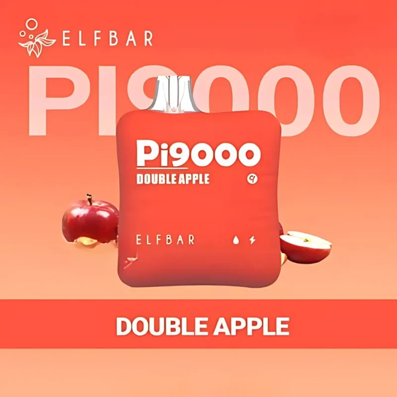 Elf Bar Pi9000 Puffs Disposable Vape 50mg in Dubai, UAE - Double Apple
