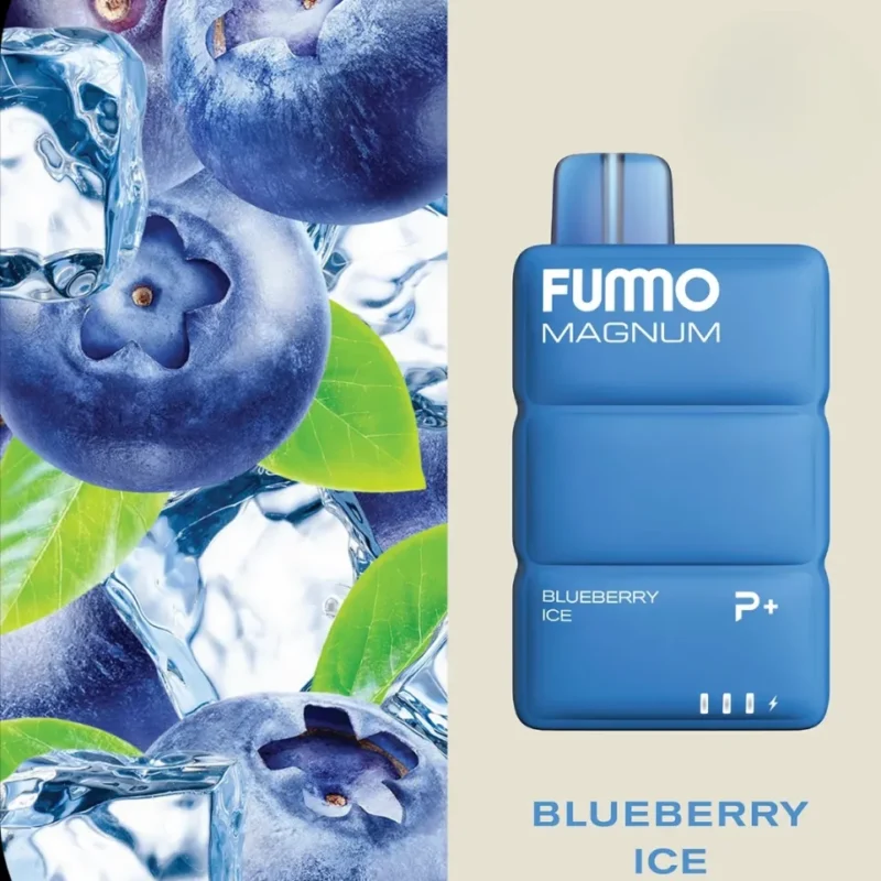 Fummo Magnum 8000 Puffs Disposable Vape 20mg in Dubai, UAE - Blueberry Ice
