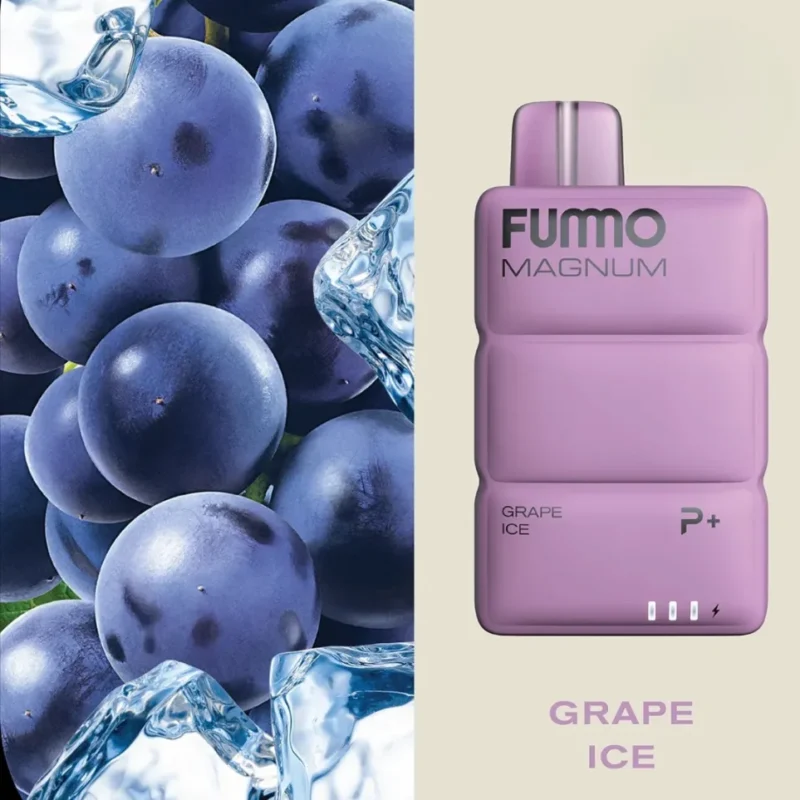 Fummo Magnum 8000 Puffs Disposable Vape 20mg in Dubai, UAE - Grape Ice