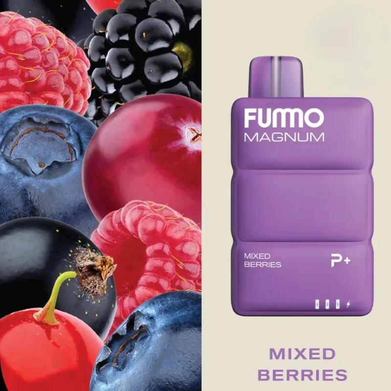 Fummo Magnum 8000 Puffs Disposable Vape 20mg in Dubai, UAE- Mixed Berries