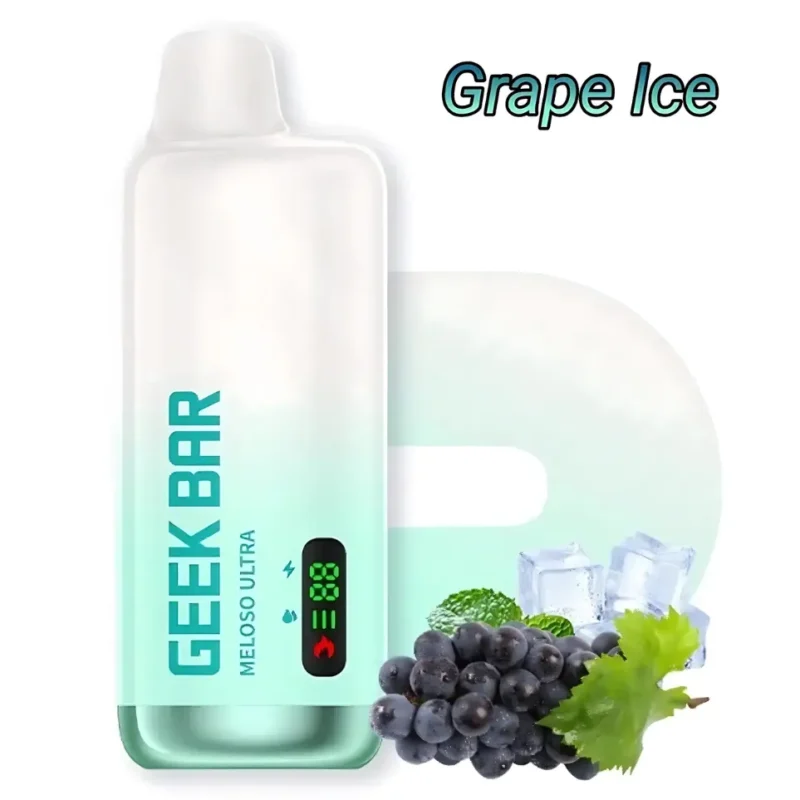 Geek Bar Meloso 10000 Puffs Disposable Vape in Dubai, UAE - Grape Ice