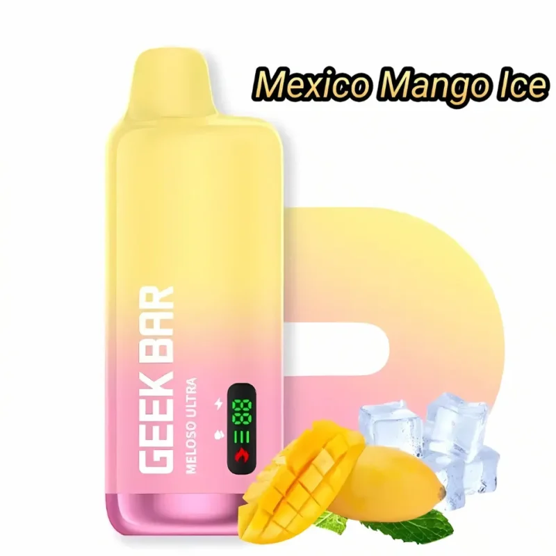 Geek Bar Meloso 10000 Puffs Disposable Vape in Dubai, UAE - Mexico Mango Ice