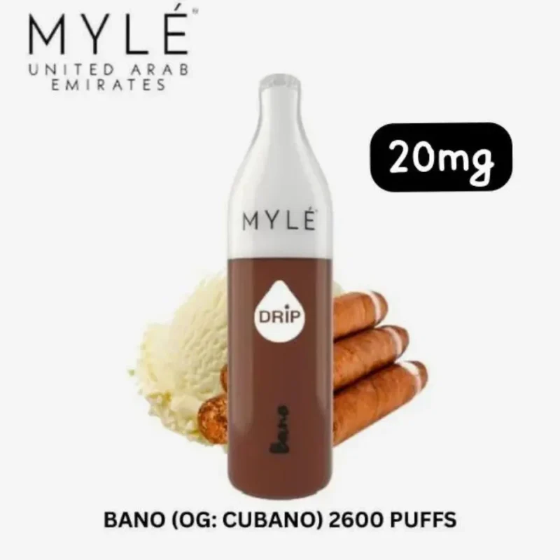 Myle Drip 2600 Puffs Disposable Vape 20mg in Dubai, UAE - Bano