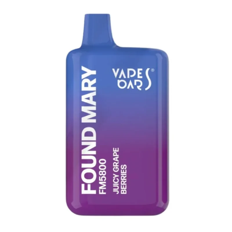 VAPES BARS Found Mary FM 5800 Puffs Disposable Rechargeable Vape in UAE - Juicy Grape Berries