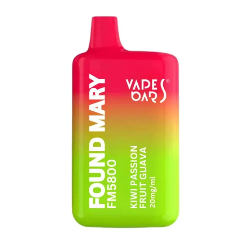 VAPES BARS Found Mary FM 5800 Puffs Disposable Rechargeable Vape in UAE - Kiwi Passion Fruit Guava