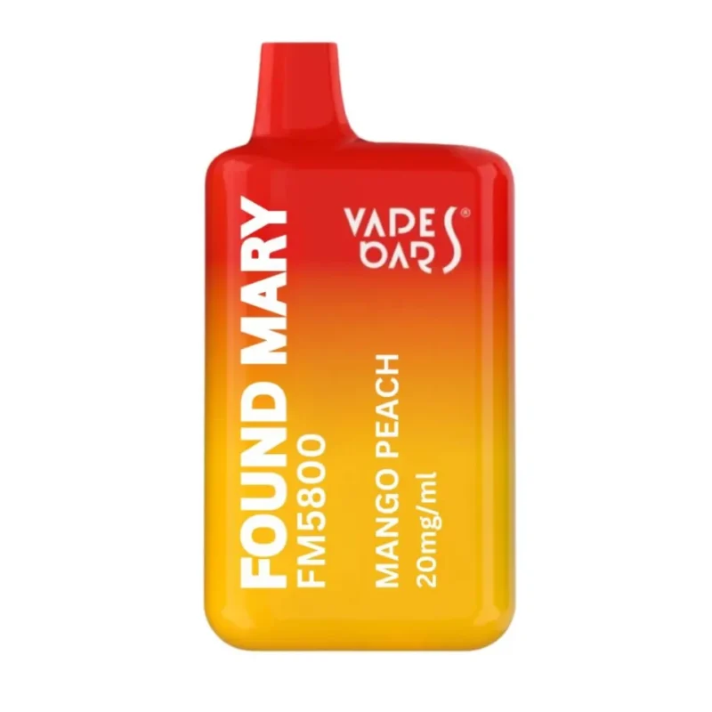 VAPES BARS Found Mary FM 5800 Puffs Disposable Rechargeable Vape in UAE - Mango Peach