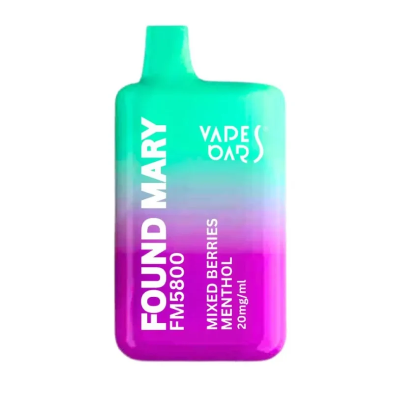 VAPES BARS Found Mary FM 5800 Puffs Disposable Rechargeable Vape in UAE - Mixed Berries Menthol