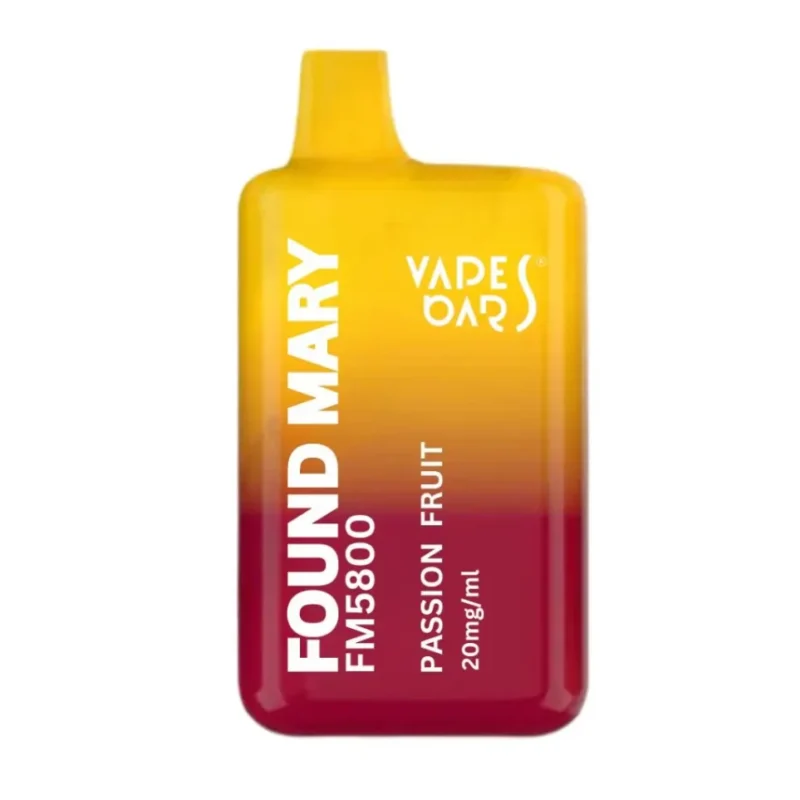 VAPES BARS Found Mary FM 5800 Puffs Disposable Rechargeable Vape in UAE - Passion Fruit